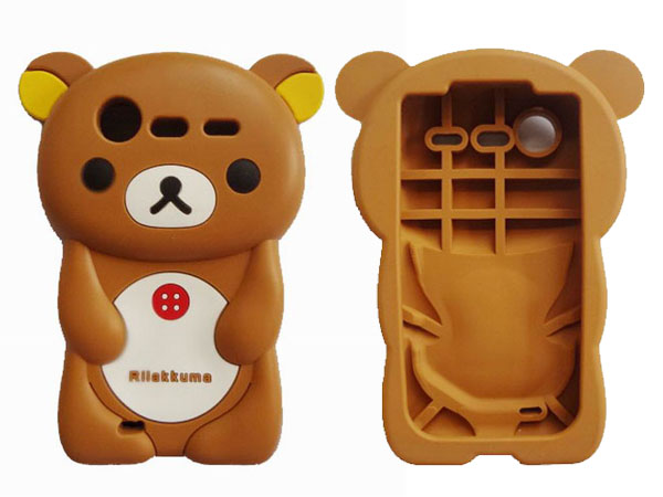 iphone6手机壳 苹果5s轻松熊 硅胶防摔手机套 多色精美做