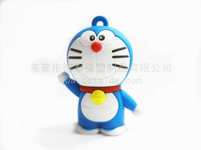 哆啦A梦机器猫硅胶U盘外壳 U盘套定制