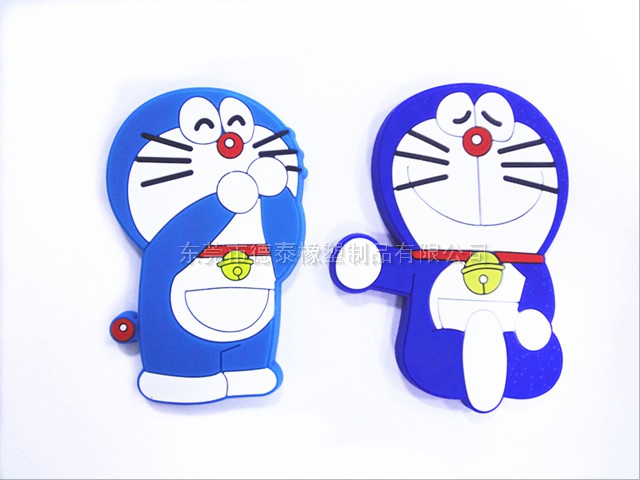 叮当猫手机壳硅胶弹片支架