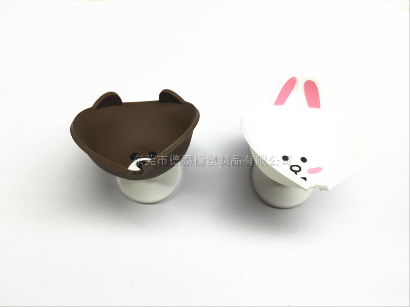 硅胶滴胶卡通支架绕线器厂家